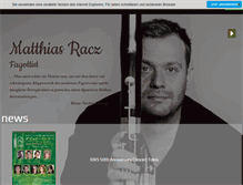 Tablet Screenshot of matthiasracz.de